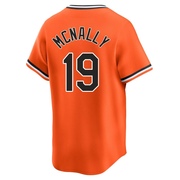 Orange Limited Dave Mcnally Men's Baltimore Orioles Cooperstown Collection Jersey