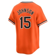 Orange Limited Davey Johnson Men's Baltimore Orioles Cooperstown Collection Jersey