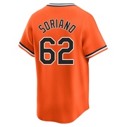 Orange Limited George Soriano Men's Baltimore Orioles Cooperstown Collection Jersey