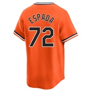 Orange Limited Jose Espada Men's Baltimore Orioles Cooperstown Collection Jersey