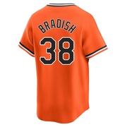 Orange Limited Kyle Bradish Men's Baltimore Orioles Cooperstown Collection Jersey