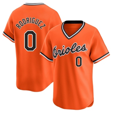 Orange Limited Miguel Rodriguez Men's Baltimore Orioles Cooperstown Collection Jersey