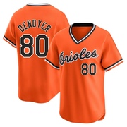 Orange Limited Noah Denoyer Youth Baltimore Orioles Cooperstown Collection Jersey