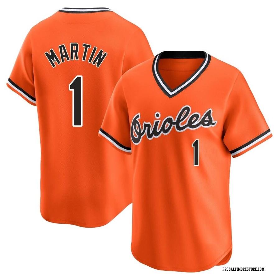 Orange Limited Richie Martin Youth Baltimore Orioles Cooperstown Collection Jersey
