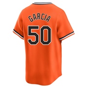Orange Limited Rico Garcia Men's Baltimore Orioles Cooperstown Collection Jersey