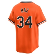 Orange Limited Shane Baz Men's Baltimore Orioles Cooperstown Collection Jersey