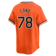 Orange Limited Yennier Cano Youth Baltimore Orioles Cooperstown Collection Jersey