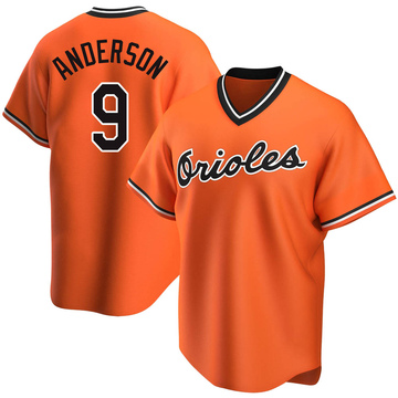 Orange Replica Brady Anderson Youth Baltimore Orioles Alternate Cooperstown Collection Jersey