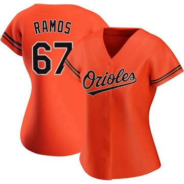Orange Replica Bryan Ramos Women's Baltimore Orioles Alternate Jersey
