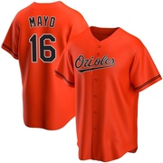 Orange Replica Coby Mayo Men's Baltimore Orioles Alternate Jersey