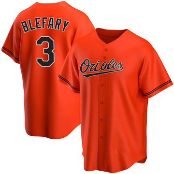 Orange Replica Curt Blefary Men's Baltimore Orioles Alternate Jersey