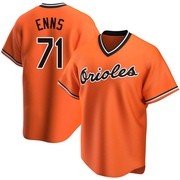 Orange Replica Dietrich Enns Men's Baltimore Orioles Alternate Cooperstown Collection Jersey