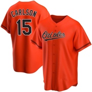 Orange Replica Dylan Carlson Youth Baltimore Orioles Alternate Jersey