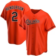 Orange Replica Gunnar Henderson Men's Baltimore Orioles Alternate Jersey