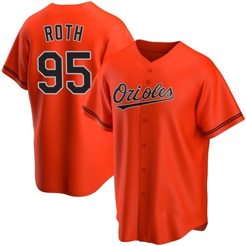 Orange Replica Houston Roth Youth Baltimore Orioles Alternate Jersey