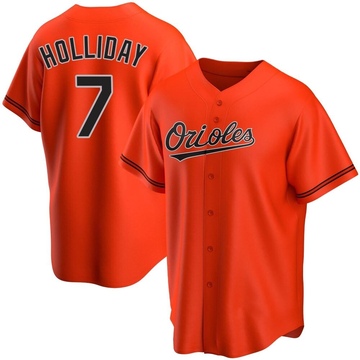 Orange Replica Jackson Holliday Men's Baltimore Orioles Alternate Jersey