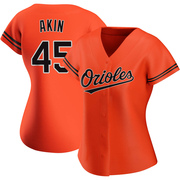 Orange Replica Keegan Akin Women's Baltimore Orioles Alternate Jersey