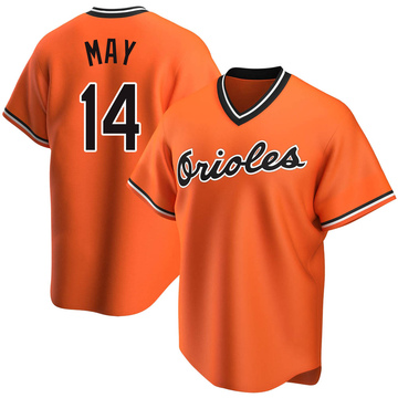 Orange Replica Lee May Youth Baltimore Orioles Alternate Cooperstown Collection Jersey