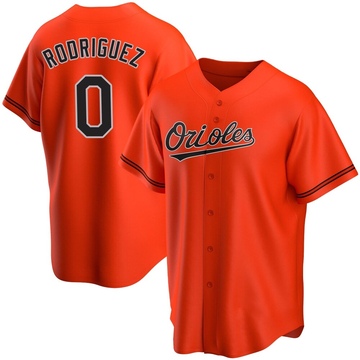 Orange Replica Miguel Rodriguez Men's Baltimore Orioles Alternate Jersey
