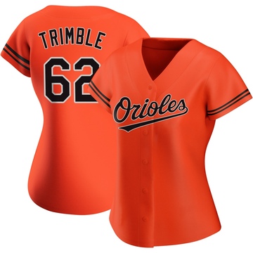 Orange Replica Reed Trimble Women's Baltimore Orioles Alternate Jersey