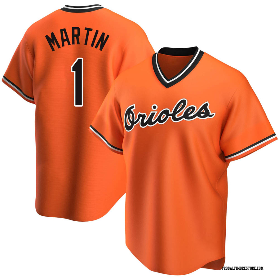 Orange Replica Richie Martin Men's Baltimore Orioles Alternate Cooperstown Collection Jersey