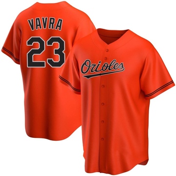 Orange Replica Terrin Vavra Youth Baltimore Orioles Alternate Jersey