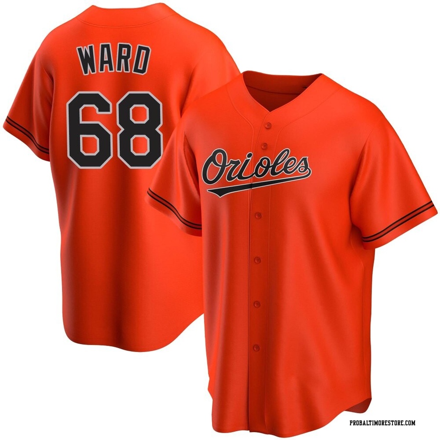 Orange Replica Thaddeus Ward Youth Baltimore Orioles Alternate Jersey
