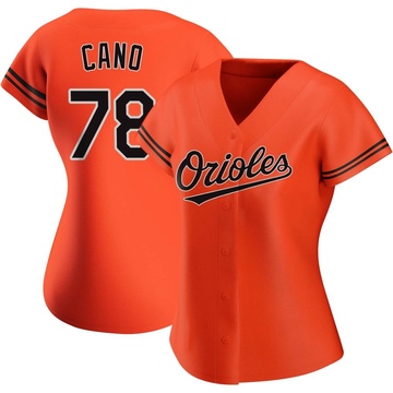 Orange Replica Yennier Cano Women's Baltimore Orioles Alternate Jersey
