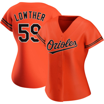 Orange Replica Zac Lowther Women's Baltimore Orioles Alternate Jersey