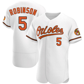 White Authentic Brooks Robinson Men's Baltimore Orioles Home Jersey