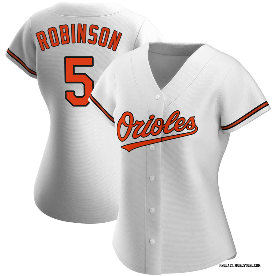 White Authentic Brooks Robinson Women's Baltimore Orioles Home Jersey