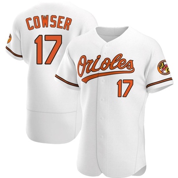 White Authentic Colton Cowser Men's Baltimore Orioles Home Jersey