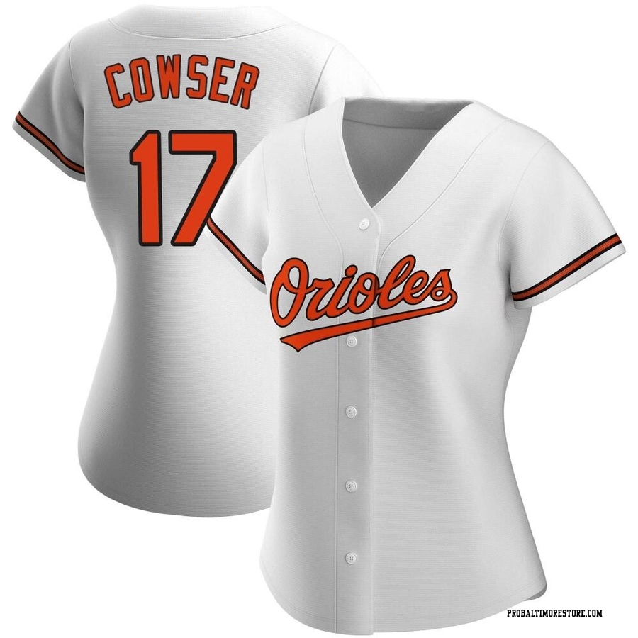 White Authentic Colton Cowser Women's Baltimore Orioles Home Jersey