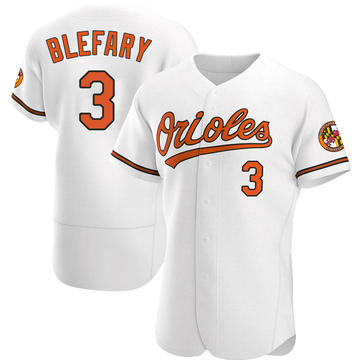 White Authentic Curt Blefary Men's Baltimore Orioles Home Jersey