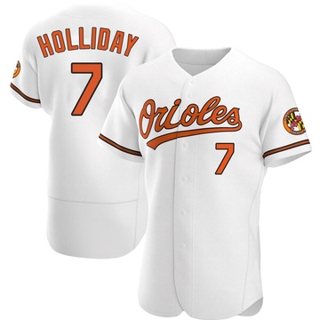 White Authentic Jackson Holliday Men's Baltimore Orioles Home Jersey