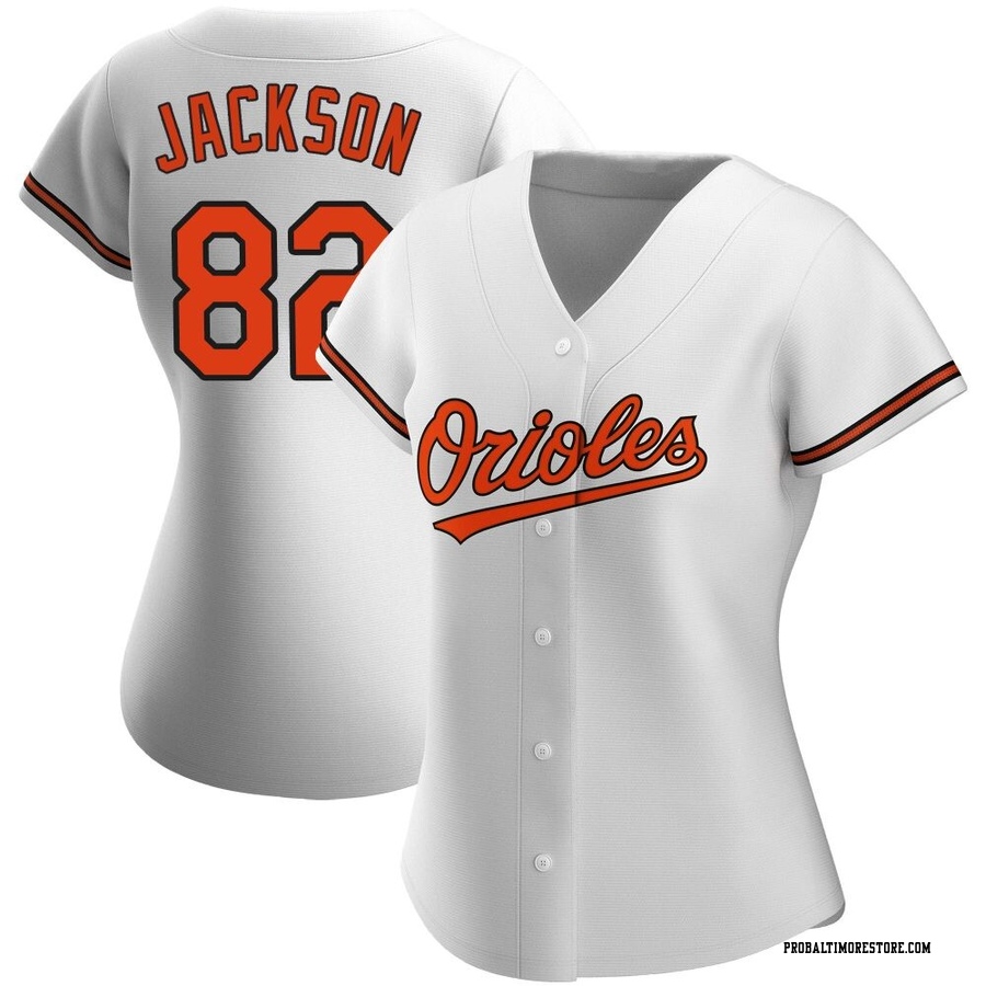 White Authentic Jeremiah Jackson Women's Baltimore Orioles Home Jersey