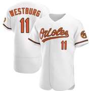 White Authentic Jordan Westburg Men's Baltimore Orioles Home Jersey