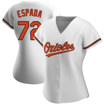 White Authentic Jose Espada Women's Baltimore Orioles Home Jersey