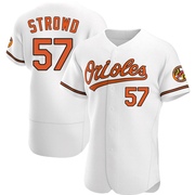 White Authentic Kade Strowd Men's Baltimore Orioles Home Jersey