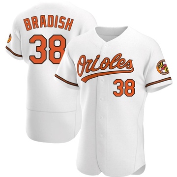 White Authentic Kyle Bradish Men's Baltimore Orioles Home Jersey