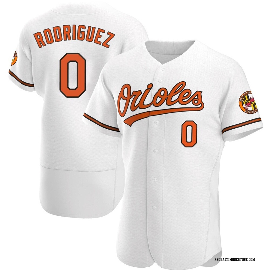 White Authentic Miguel Rodriguez Men's Baltimore Orioles Home Jersey