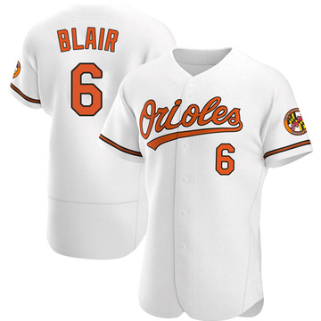 White Authentic Paul Blair Men's Baltimore Orioles Home Jersey