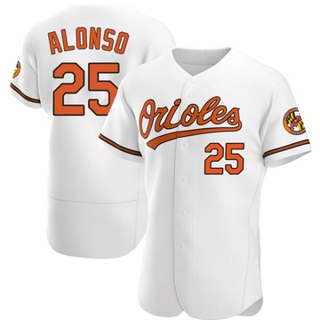 White Authentic Pete Alonso Men's Baltimore Orioles Home Jersey