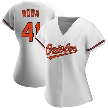 White Authentic Ryan Noda Women's Baltimore Orioles Home Jersey