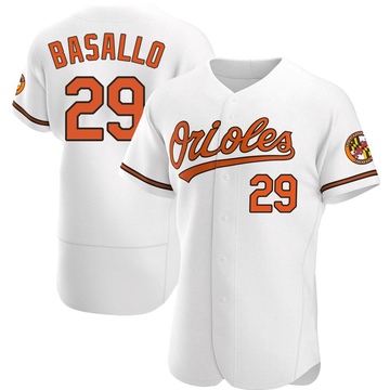 White Authentic Samuel Basallo Men's Baltimore Orioles Home Jersey