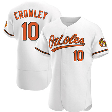 White Authentic Terry Crowley Men's Baltimore Orioles Home Jersey