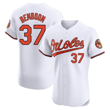 White Elite Anthony Bemboom Men's Baltimore Orioles Home Jersey