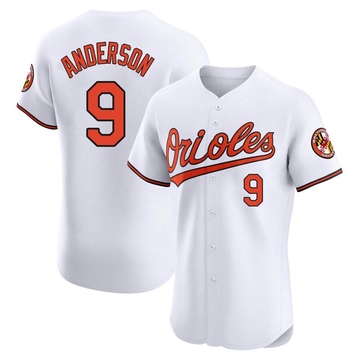 White Elite Brady Anderson Men's Baltimore Orioles Home Jersey