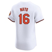 White Elite Coby Mayo Men's Baltimore Orioles Home Jersey