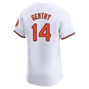 White Elite Craig Gentry Men's Baltimore Orioles Home Jersey